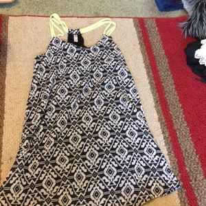 Tribal racer back dress